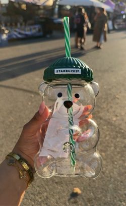 Starbucks Bearista Bear Glass