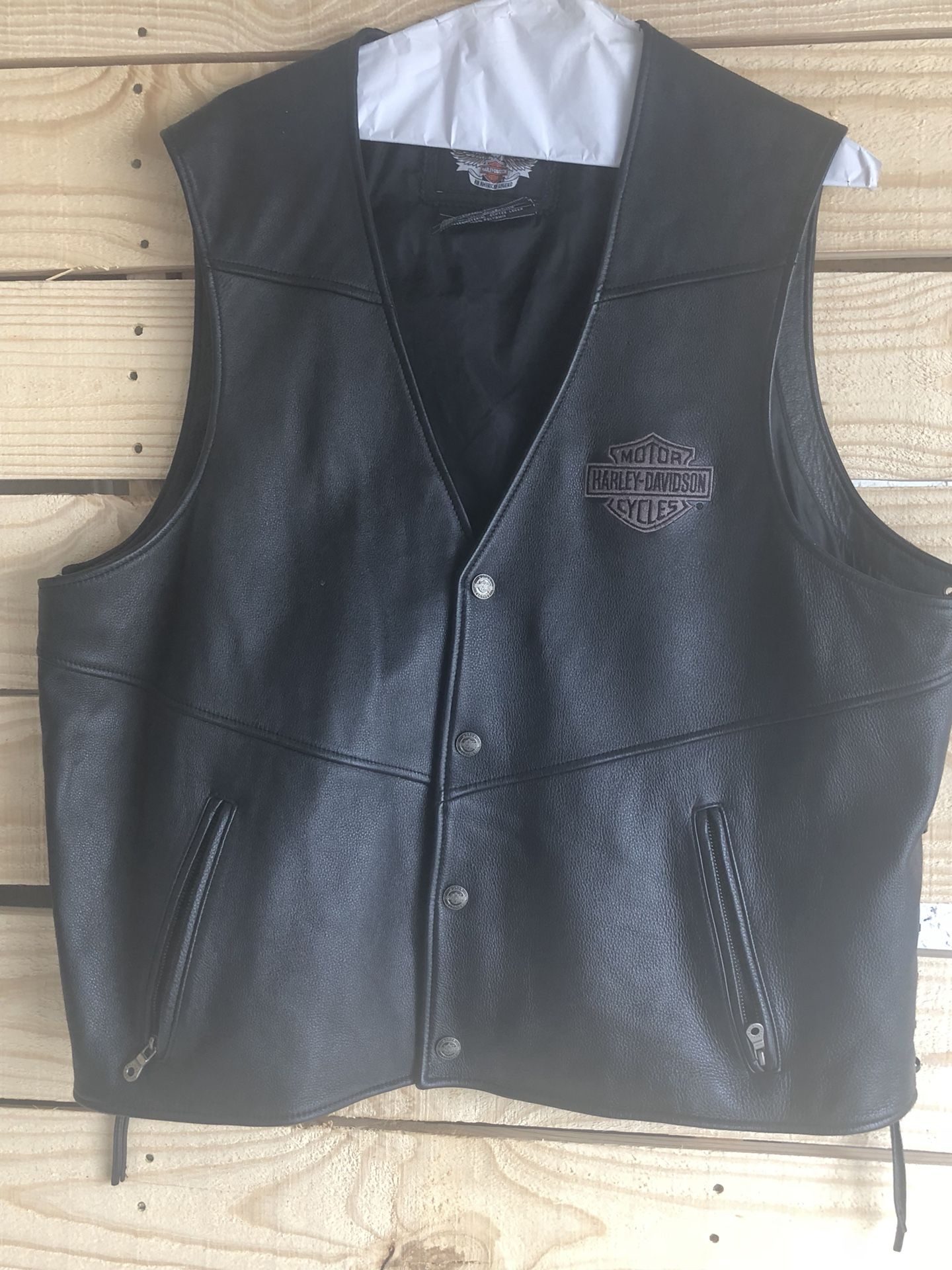 Harley-Davidson - vest, Genuine leather 2XL