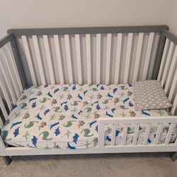 Carter's Crib with Toddler rail