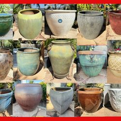 Custom High~End Glazed Ceramic Pot Planter 's ✨️up to 50% OFF Sale