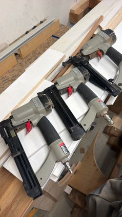 Pneumatic nailers and other pneumatic tools.