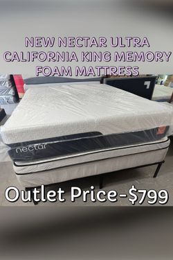 NEW NECTAR ULTRA CALIFORNIA KING MEMORY FOAM MATTRESS