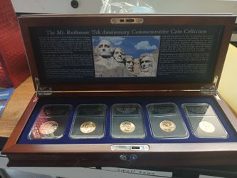 Mount Rushmore, 75th anniversary coin collection.