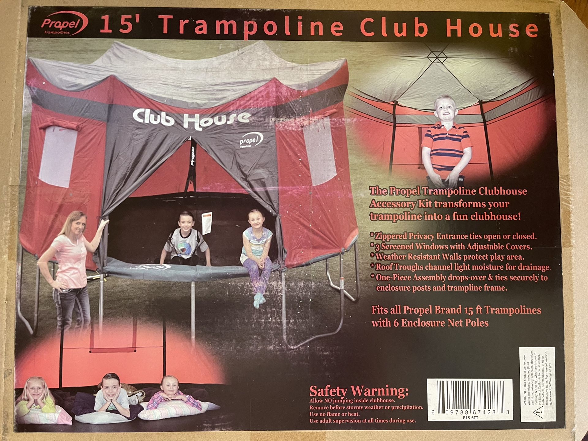Trampoline Tent Clubhouse By Propel