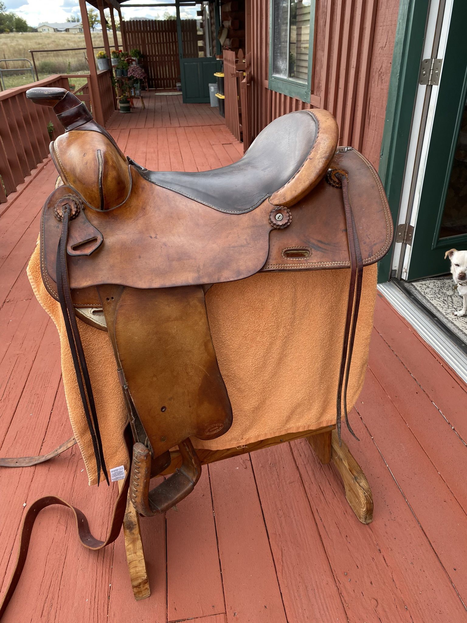 John Fallis Western Saddle 16”