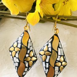 Unique Beautiful Tibetan earrings