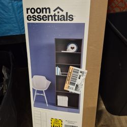 5 Shelf Bookcase New Black Finish