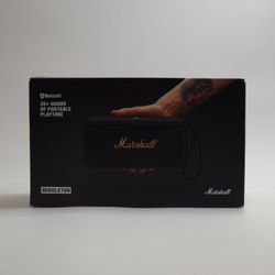 New Marshall Middleton Portable Bluetooth Speaker Black