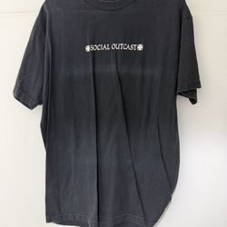 $10 Large Social Outcast TShirt with middle finger graphic & FTW text