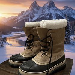 Like New! SOREL Men's Caribou Winter Boots - Size 9 - $95