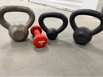 Cast iron kettlebells