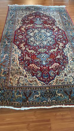Silk Persian carpet