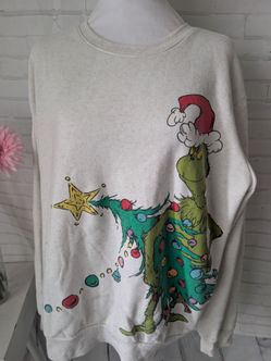 The Grinch women's sweatshirt size L
