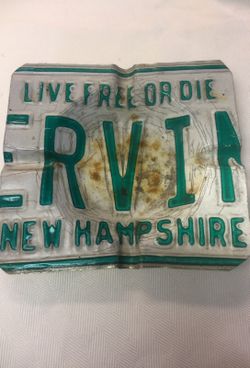 NH plate ashtray