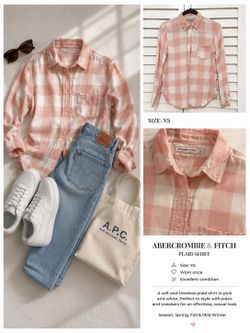 ABERCROMBIE & FITCH PLAID SHIRT