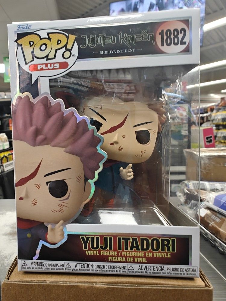 Jujutsu Kaisen Yuji Itadori Funko Pop Plus