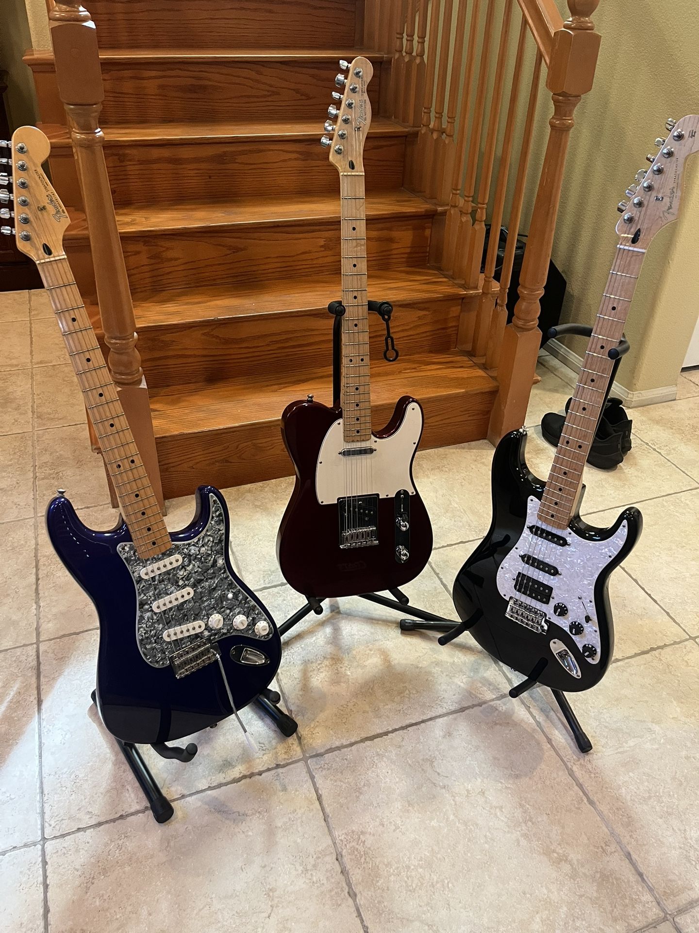 Fender MIM Strats/ Telecaster All 3 For Sale