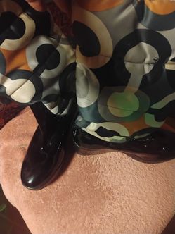 Coach Knee High Winter Boots 9.5