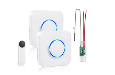 Satisure Wireless Doorbell Chime for Google Nest Doorbell (Wired, 2nd Gen& 3rd Gen) Doorbell Extender with Receiver Connects to Existing Hardwired 58