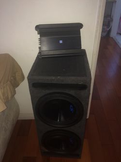 Alpine amp and speakers