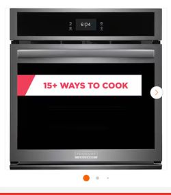 Gallery 27 in. Single Electric Built-In Wall Oven with Total Convection in Smudge-Proof Stainless Steel