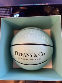 Brand New Tiffany & Co. x Spalding NBA Basketball Rare Blue *IN