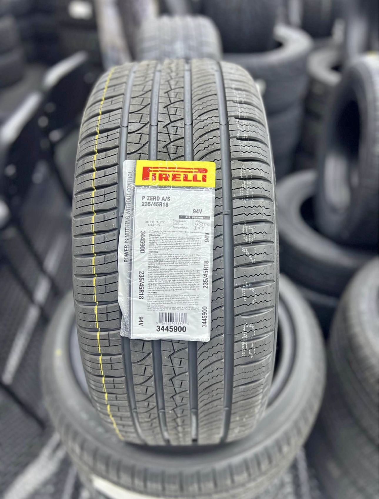 235/45R18 Pirelli Pzero All Season Set Of (4) New Tires In Stock For Sale, WE FINANCE