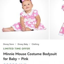Infant Pink Minnie Mouse Costume 