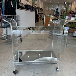 Lucite Bar Cart