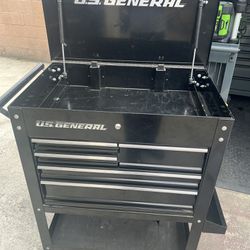 U.S. GENERAL 30 in., 5-Drawer Mechanics Cart