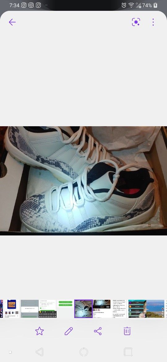 Jordan 11 Snake Skin