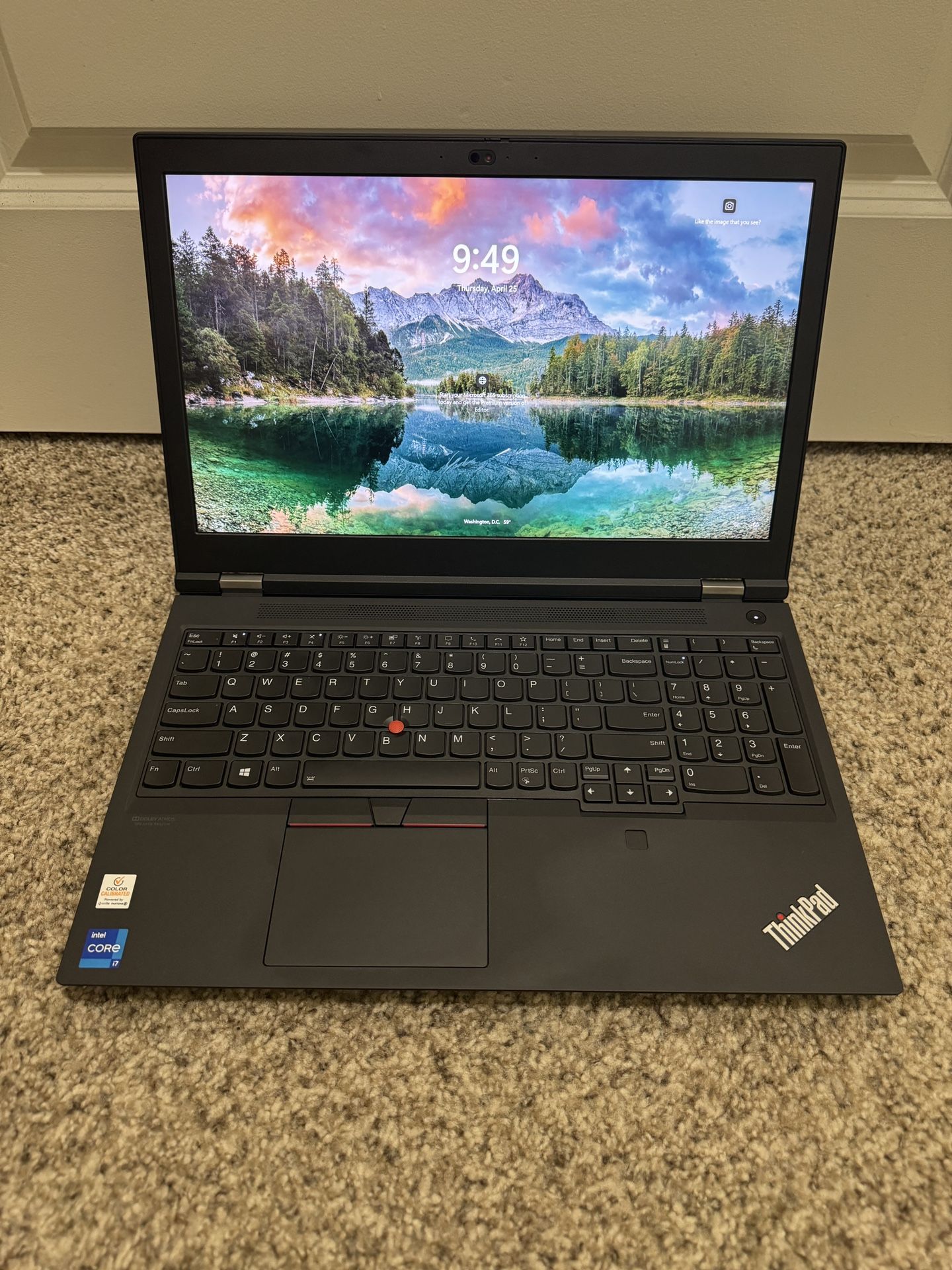 Lenovo P15 Gen 2 Mobile Workstation