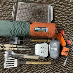 Camping Stuff Thermarest, BBQ Tools 