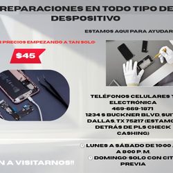 REPARACIONES EN TODO TIPO DE TELEFONOS 