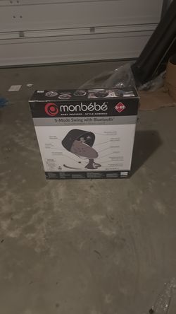 Brand New Monbebe 5-Mode Bluetooth Baby Swing (Model U-82) – New in Box!