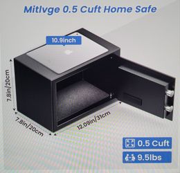 New! 0.5 cu ft safe box with Fireproof document bag
