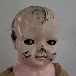 Antique Baby Doll with Hard Plastic Head