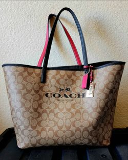 Coach New York Signature Tote Bag
