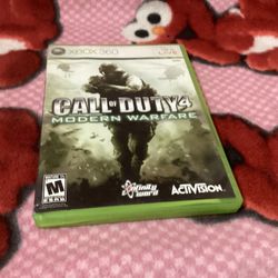 Xbox 360 Call Of Duty 4 Modern Warfare Video Game 