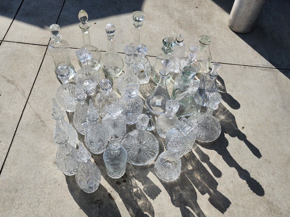 Crystal Glass Bottle