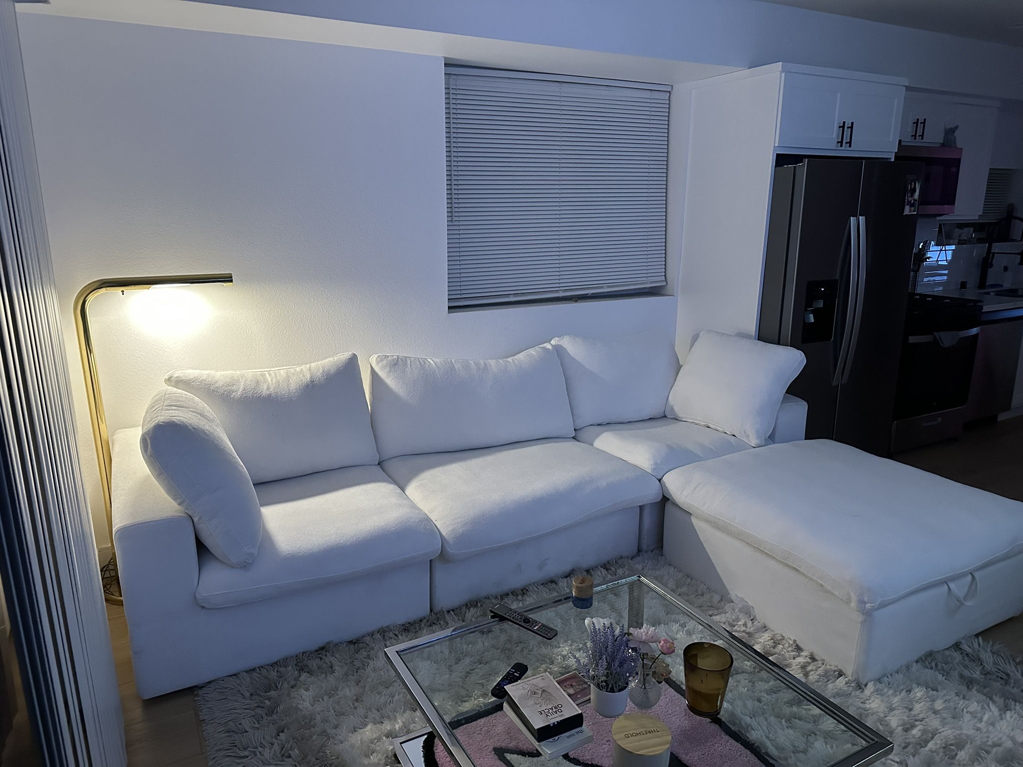 White Sectional Couch