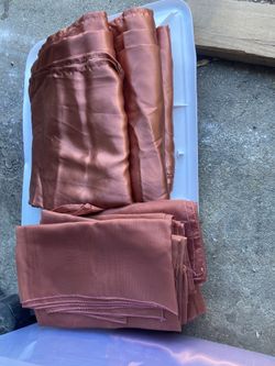 Terracota Color Sashes, Runners, Tableclothes