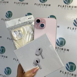 iPhone 15 VERIZON ONLY! 256Gb All The Accessories Include For Free !!!