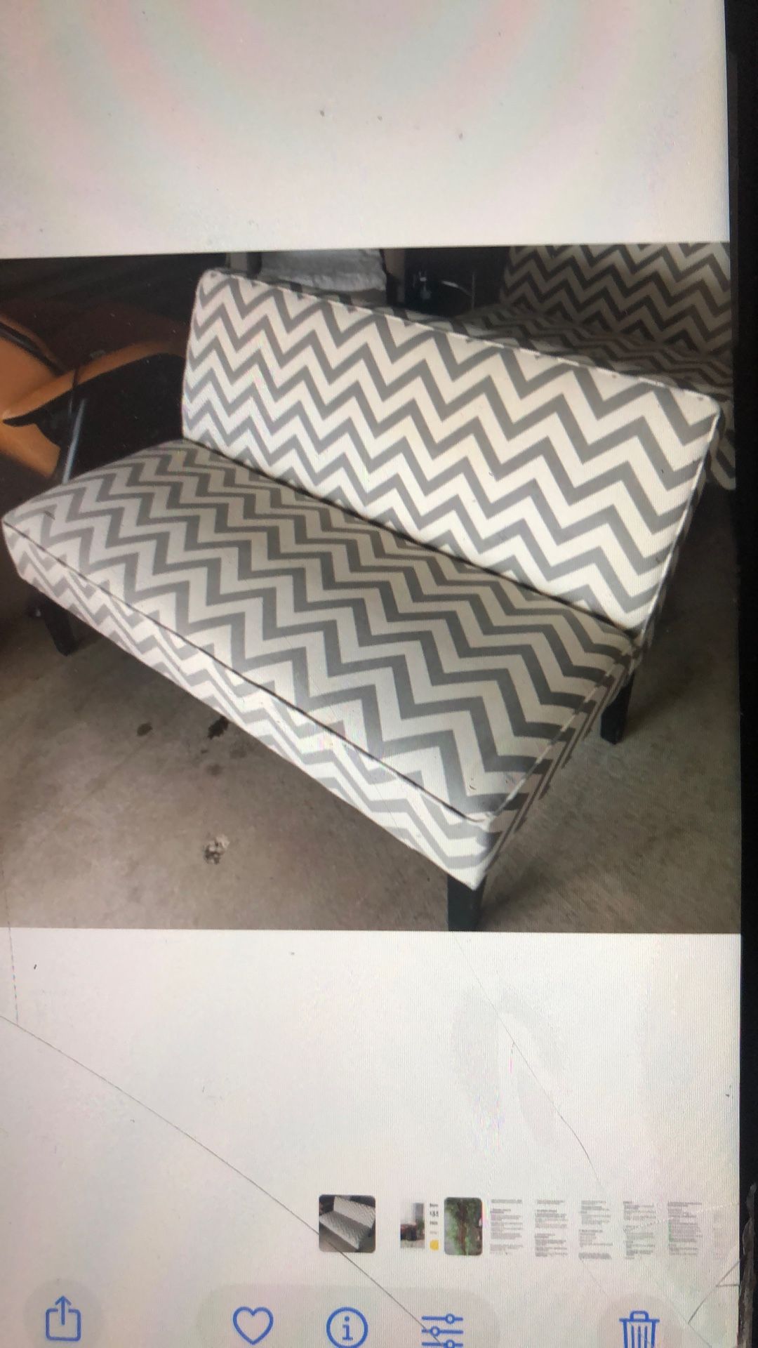 Sofa. Modern Fabric Loveseat (2)