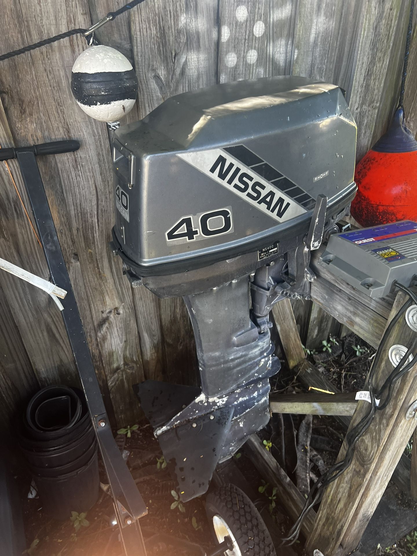Nissan outboard motor 40 hp