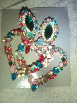 Earrings Multicolor Dangle and Shiny Accessory