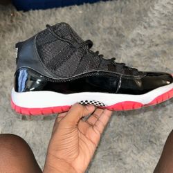 Jordan,bread 11, Red Black,6,5
