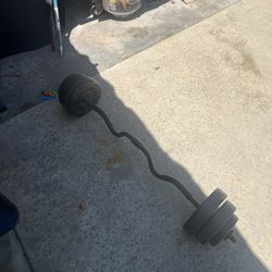 Weights With Barbell 