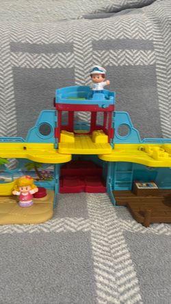 Little People Travel Together Friend Ship Boat Cruise Action Figure Playset