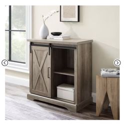 Farmhouse Accent Coffee Buffet Cabinet
